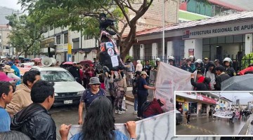 Apurímac también se sumó a la jornada nacional de protesta contra José Jerí y el Congreso